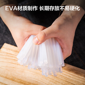 得力（deli）热熔胶枪布包套装手工DIY家用 胶枪+60根胶棒+牛津收纳包