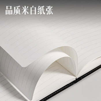 得力(deli)25K80张商务经典皮面本办公用品 会议记事本日记本笔记本子文具黑7901 得力(deli)25K80张商务经典皮面本办公用品 会议记事本日记本笔记本子文具黑7901