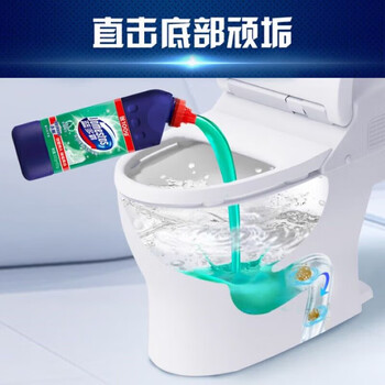 蓝多霸（DOMESTOS）  长效洁厕啫喱冰川山泉香600G*2瓶 清洁去垢 留香