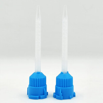 金士达A5 ab混胶嘴混合管混合嘴圆帽环氧树脂胶ab胶水混合胶水均匀1:1/2:1通用   50ml蓝帽A5*5只装