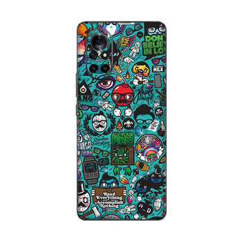 ayaley  适用于华为nova8背膜后背贴膜手机贴纸彩膜背面保护后膜pro可