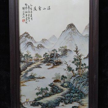 珠山八友瓷板画价格报价行情- 京东