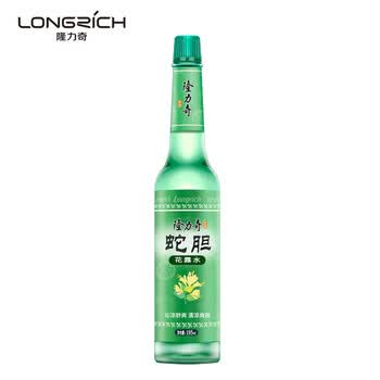 隆力奇 195ml*2蛇胆花露水（玻璃瓶，BB版）祛痱止痒