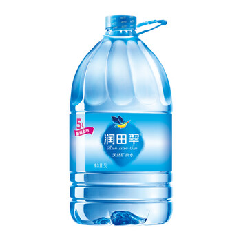 润田翠（runtian） 天然矿泉水 家庭饮用水 大桶装 5L*4桶 整箱装	