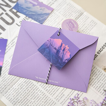 洧宜贺卡信封信纸套装创意高颜值贺卡高级感精美表白告白信封送女友生日礼物信纸送闺蜜手写贺卡
