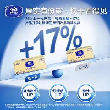 维达（Vinda）擦手纸200抽20包抽取式厨房用纸抹手吸油加厚干手纸VS2289【V】