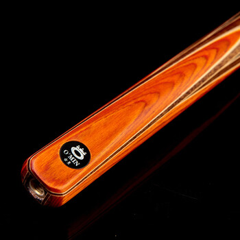 奥秘赤心台球杆黑八小头黑8中式八球斯诺克中头桌球杆16彩11.5mm