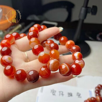 明時代 紅瑪瑙 手串 缠丝玛瑙 天然石 中国古美術 腕輪 装身具 C1A153 蚕丝玛瑙手串价格报价行情- 京东