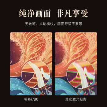 明基（BenQ）i780 投影仪 投影仪家用 投影机（4K超高清 3200流明 支持侧投 HDR10+HLG 智慧调光 磁吸滑盖）