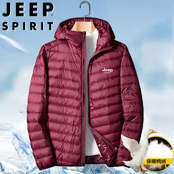 JEEP SPIRIT羽绒服- 京东