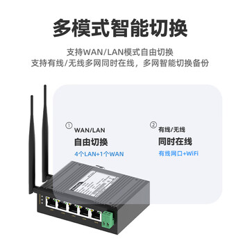 移星（MoweStar）   无线客户端工业级网桥2.4G单频WiFi无线AP智能设备桥接VNP网关高速路由器接收器双天线 VS705W