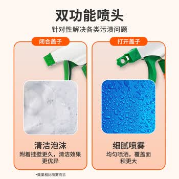 巨奇（JUQI）厨房重油污清洁剂500ml*2瓶油污净厨房大扫除油烟机清洗剂油烟净