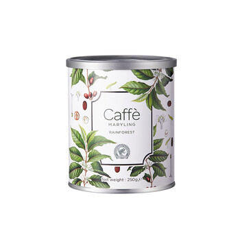 CAFFE MARYLING意大利阿拉比卡精品雨林咖啡豆意式新鲜中度烘焙罐装250g