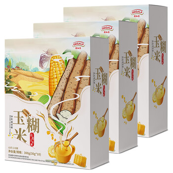 德加乐山药玉米糊900g（300g*3盒）0添加蔗糖0脂肪营养早餐代餐粗粮粥