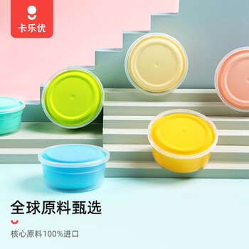 卡乐优（Coloyou）24色超轻粘土男孩女孩安全无毒面粉彩泥轻质黏土软陶泥橡皮泥雪花泥手工DIY小学生玩具纸盒装