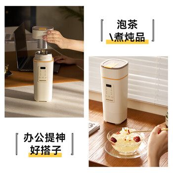 大宇（DAEWOO）便携式烧水壶电热加热水杯旅行热水壶旅游电水壶保温杯恒温婴儿煮茶电炖杯450mlD9PRO