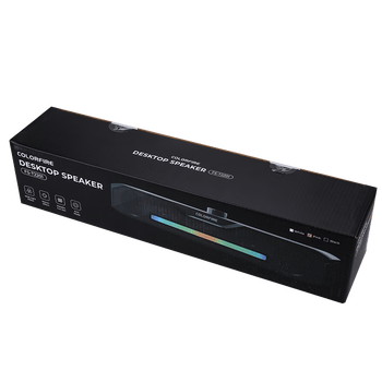 COLORFIRE七彩虹电脑蓝牙音响音箱家用桌面超重低音炮台式机笔记本网课长条收款有线礼物T2201白色