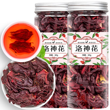 福茗源花草茶 洛神花 大朵精选特级品质干玫瑰茄玫瑰花茶泡水喝花茶60g 福茗源花草茶 洛神花 大朵精选特级品质干玫瑰茄玫瑰花茶泡水喝花茶60g