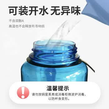 乐基因（nalgene）美国进口塑料水杯户外运动男女学生夏季耐高温便携刻度杯子400ml