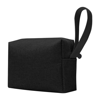 BUBM 数据线收纳包笔记本电脑电源线充电器耳机u盘数码配件收纳包鼠标收纳盒 黑色