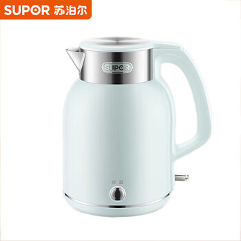 苏泊尔（SUPOR）电水壶 双层防烫烧水壶热水壶电热水壶SW-20S88A 2L大容量（含茶垢剂一盒单发）