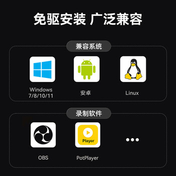 胜为（shengwei）Switch视频采集卡NS便携底座USB3.0直播采集器连接iPad平板笔记本电视拓展坞黑神话悟空 DHC0003J