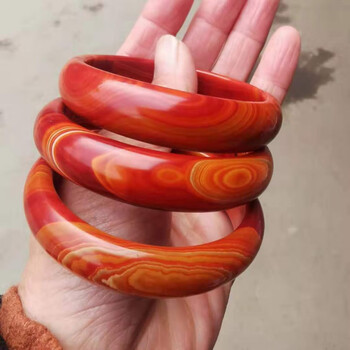 天然缠丝玛瑙手镯价格报价行情- 京东