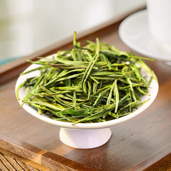 茗山生态茶  茶叶绿茶 明前新茶 白茶绿茶  嫩芽 共300g茶叶双罐装 