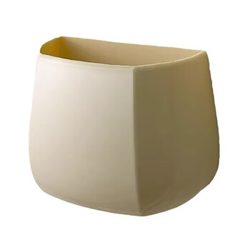 递乐 麦门笔筒磁吸收纳盒黑板收纳盒冰箱家用桌面可爱摆件学生多功能笔筒 99212B米白