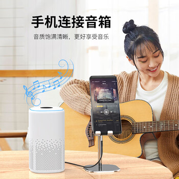 秋叶原（CHOSEAL）车载AUX音频线 四节3.5mm连接线 声卡/麦克风手机耳机音响箱 四芯转换线 5米 QAD11BKT5