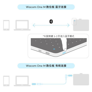 Wacom 和冠数位板 手绘板 手写板 写字板 绘画板 绘图板 电子绘板 电脑绘图板 无线蓝牙 CTC6110WLW0F