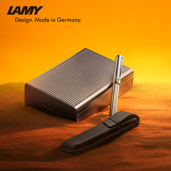 LAMY宝珠笔 恒星系列方舟礼盒练字正姿签字笔学生文具办公礼品 节日礼物企业团购 燃油灰色0.7mm