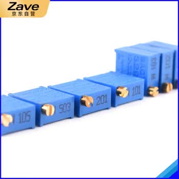 ZAVE 3296W可调电阻电位器 侧调长铜柄 3296X-504（500K）