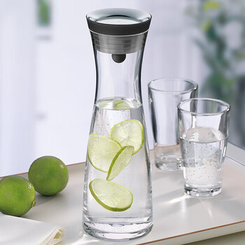WMF德国进口玻璃冷水瓶水杯套装四件套凉水杯凉杯 倒水杯5件套