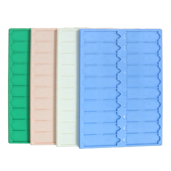 世泰 20片装载玻片晾片板 无盖带隔断 适用标准尺寸(25x75mm/1