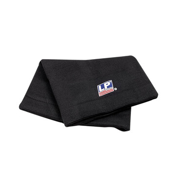 LP648运动护大腿 跑步健身 排羽毛网足篮球运动大腿套单只装黑色M