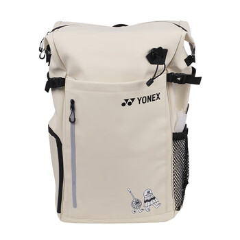 尤尼克斯（YONEX）YONEX羽毛球包艺术家联名款运动休闲双肩背包BA317CR卡其色