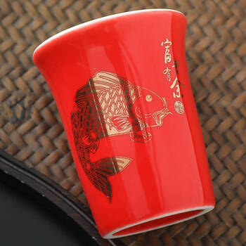 楚阙陶瓷酒杯白瓷创意家用精美小口杯一口杯仿古白酒烈酒酒具清酒富贵
