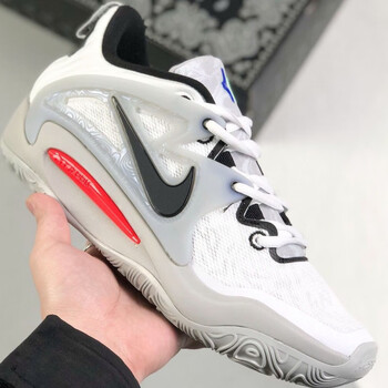 纯原杜兰特5代 男子低帮kd5黑蓝白灰紫实战透气耐磨缓震气垫鞋 1 40