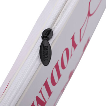 尤迪曼羽毛球拍包拍套拍袋粉白色(可装2支球拍)