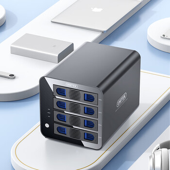 优越者(UNITEK)磁盘阵列柜四盘位硬盘柜 2.5/3.5英寸机械/SSD固态笔记本外接RAID硬盘盒 S301A 优越者(UNITEK)磁盘阵列柜四盘位硬盘柜 2.5/3.5英寸机械/SSD固态笔记本外接RAID硬盘盒 S301A