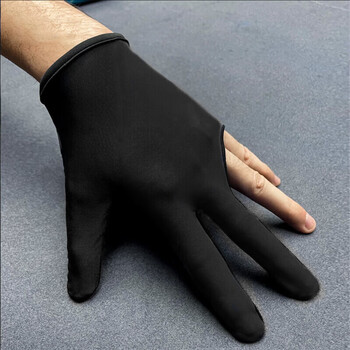 英辉（INVUI）台球手套左右手可用三指高弹防滑台球用品 均码15只装