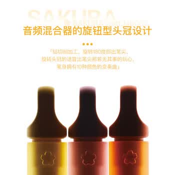 樱花（SAKURA）签字笔【毕业礼物】商务办公送礼宝珠笔 craft_lab 002白色黄铜笔高档礼盒