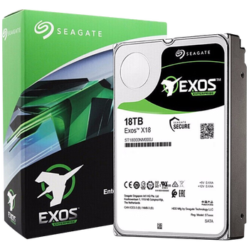 希捷（SEAGATE）企业级硬盘 18TB 256MB 7200RPM CMR垂直 SATA 希捷银河Exos X18系列 服务器硬盘ST18000NM000J