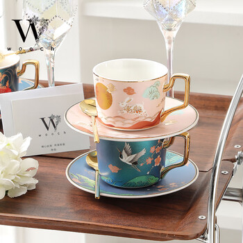 物取（WOOCH）国潮系列咖啡杯高颜值新婚礼物结婚生日新家礼物入宅下午茶对杯