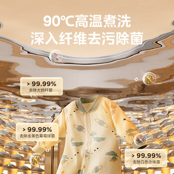 美的（Midea）迷你洗衣机 MB30VH36E 3KG婴儿小型儿童内衣洗衣机 全自动波轮 高温煮洗 除菌除螨宿舍 