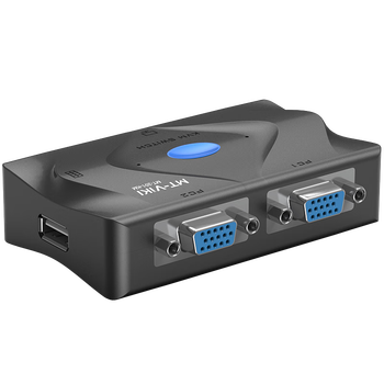 迈拓维矩(MT-viki)VGA KVM切换器 二进一出2口配线 配桌面线控 2进1出多电脑切换器 MT-201-KM 迈拓维矩(MT-viki)VGA KVM切换器 二进一出2口配线 配桌面线控 2进1出多电脑切换器 MT-201-KM