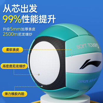 李宁（LI-NING）排球【中考训练】比赛专用中小学体考成人儿童男女硬排软排球5号 