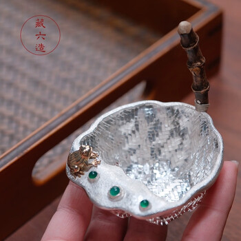 純銀 茶托 3個 uk1sm 純銀製 烏龍茶急須（小）みがき 銀摘み 純銀保証 銀瓶 約