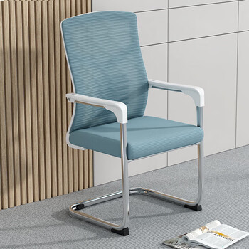 森菲亚弓形办公椅会议椅办公室职员椅舒适靠背网椅电脑椅